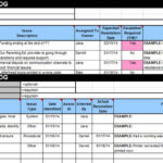 Issue Management Log