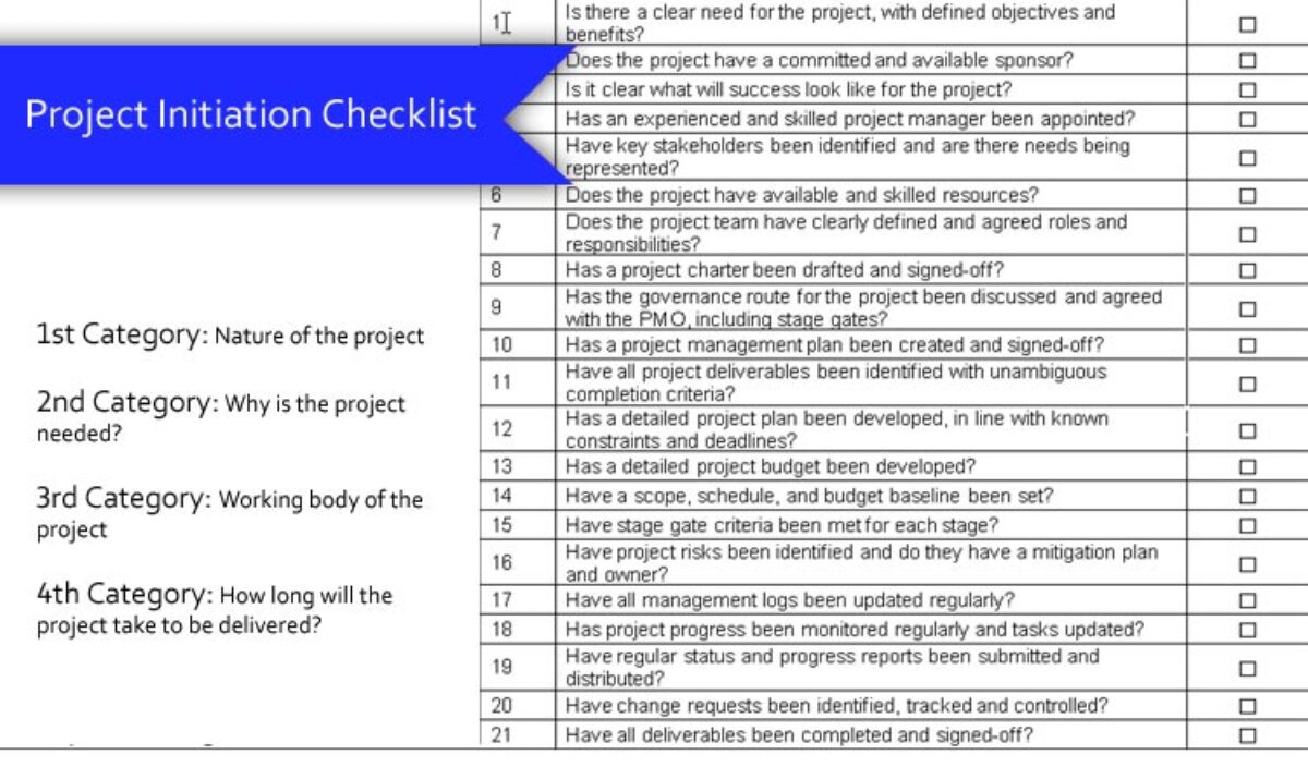 Project Initiation Document Template | Download (PID) DOC, PDF