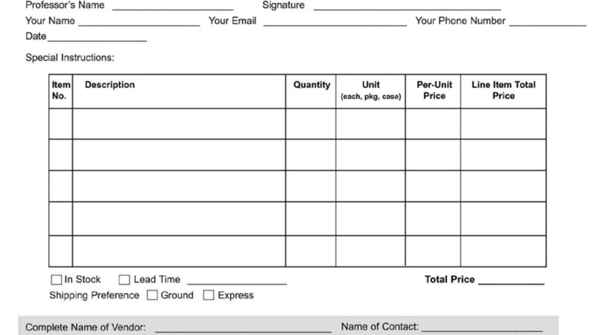 Example Of Job Order Job Order Form Template Excel