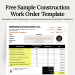 Work Order Template